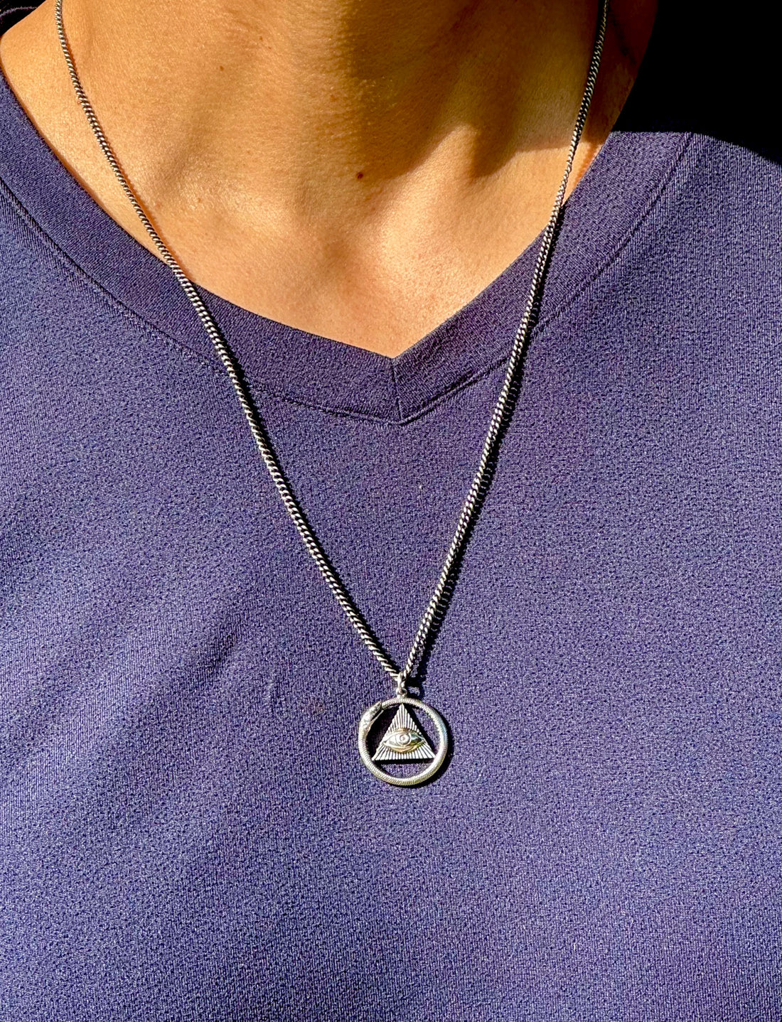 All-Seeing Eye Ouroboros Necklace