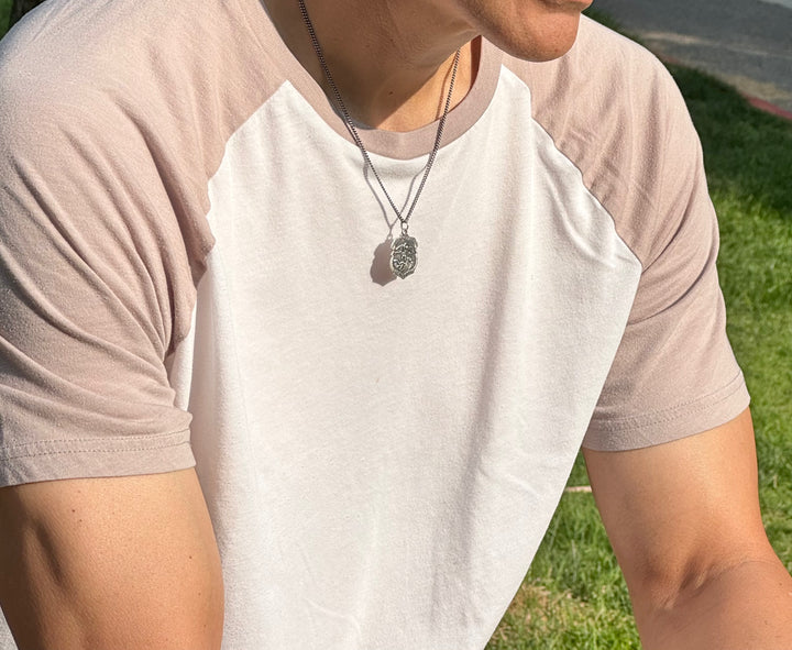 Saint Michael Shield Necklace