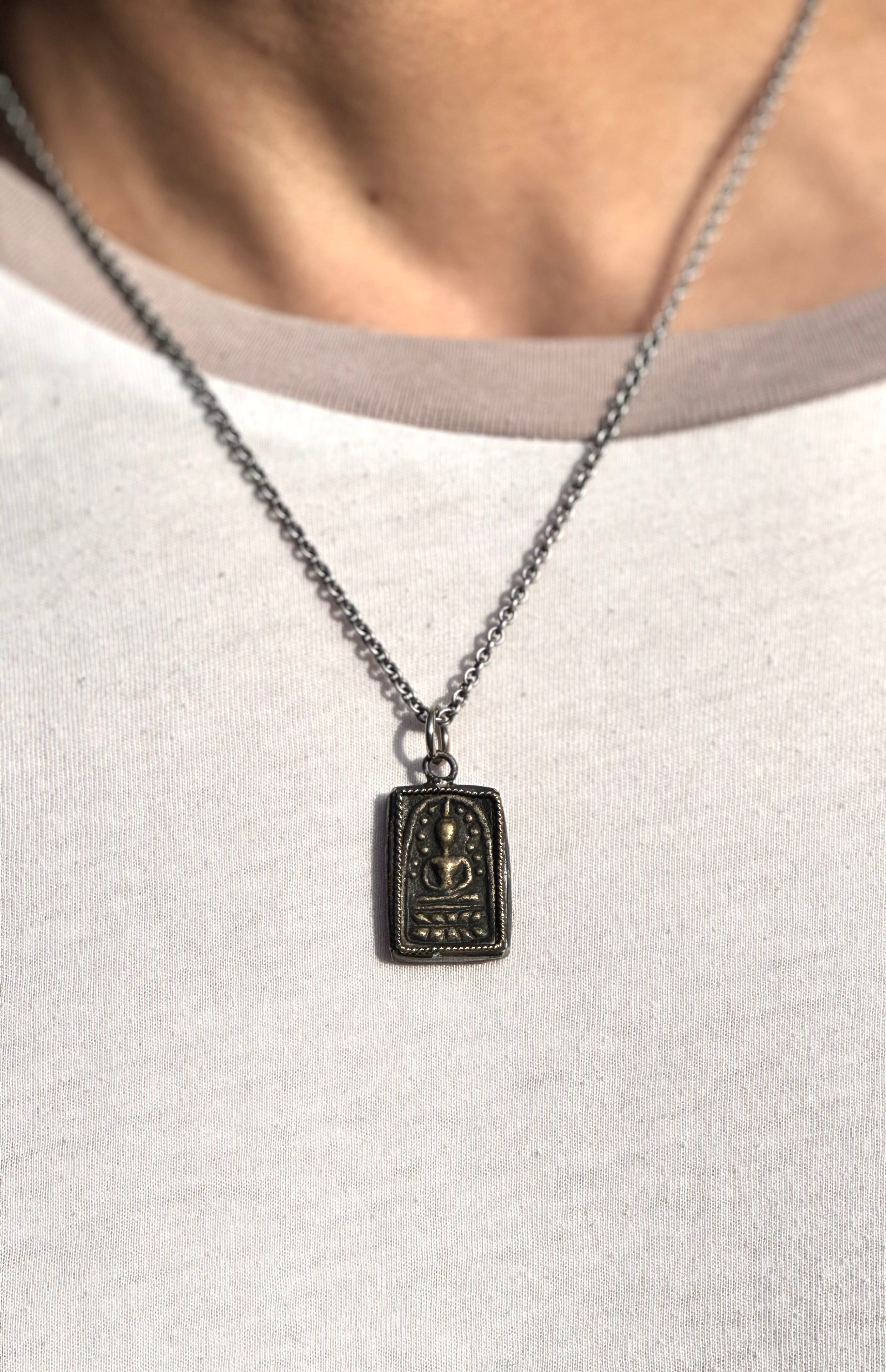 Meditating Buddha Necklace