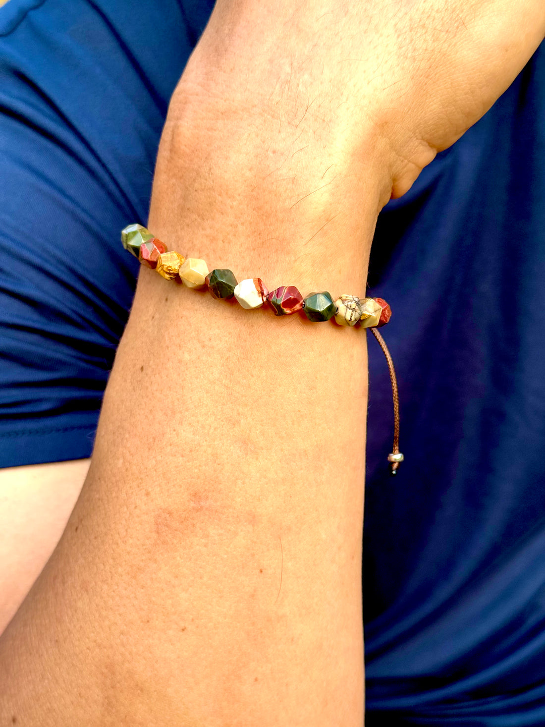 Red Creek Jasper Men’s Bracelet