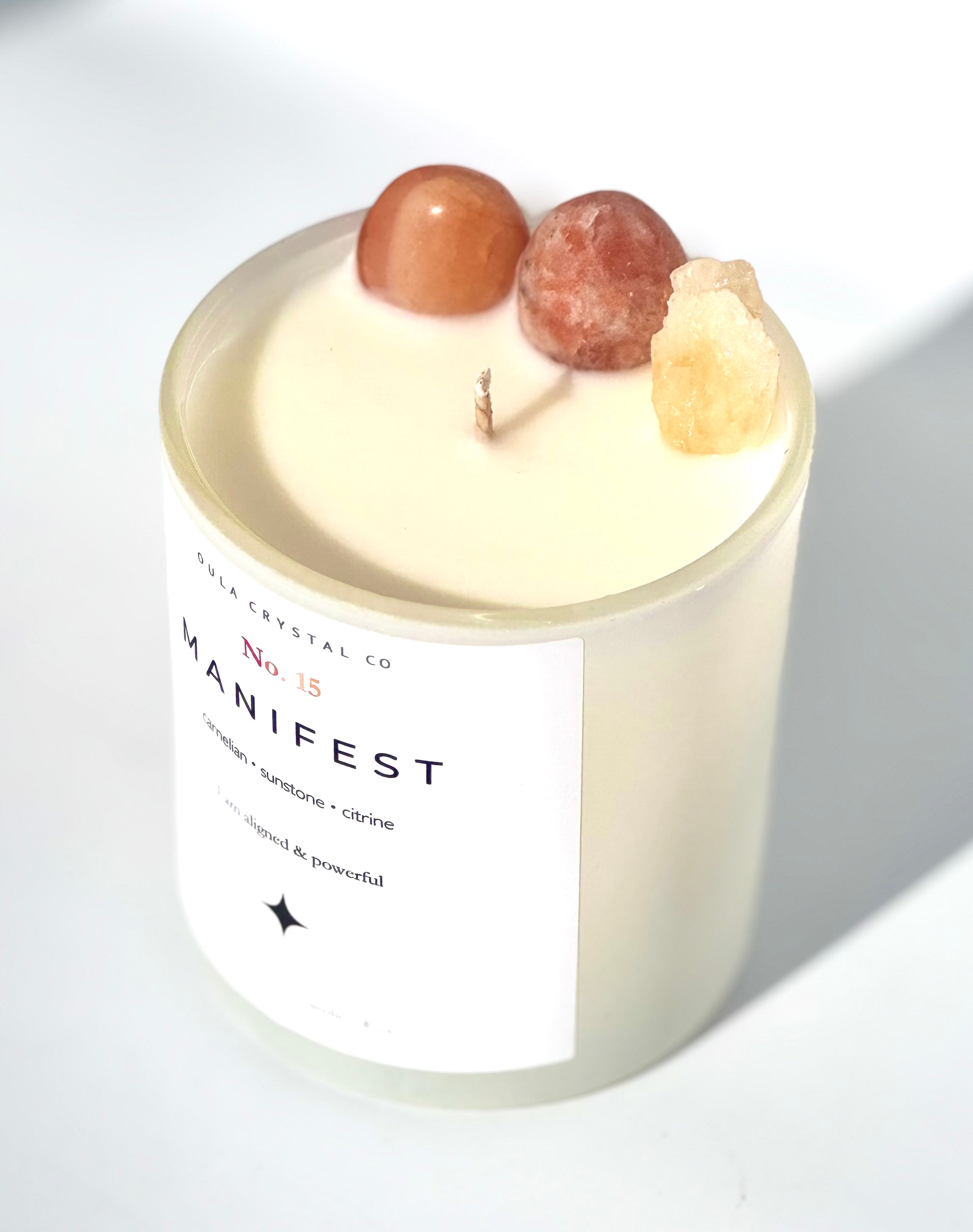 Manifest Crystal Candle