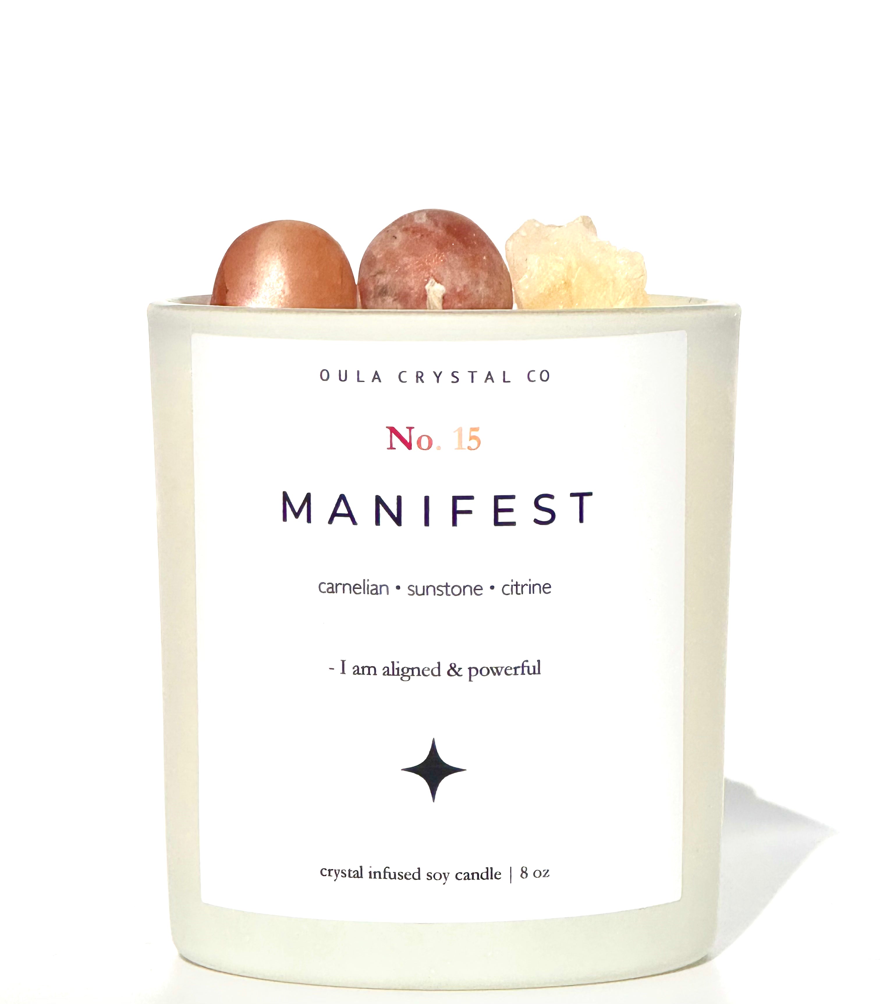 Manifest Crystal Candle