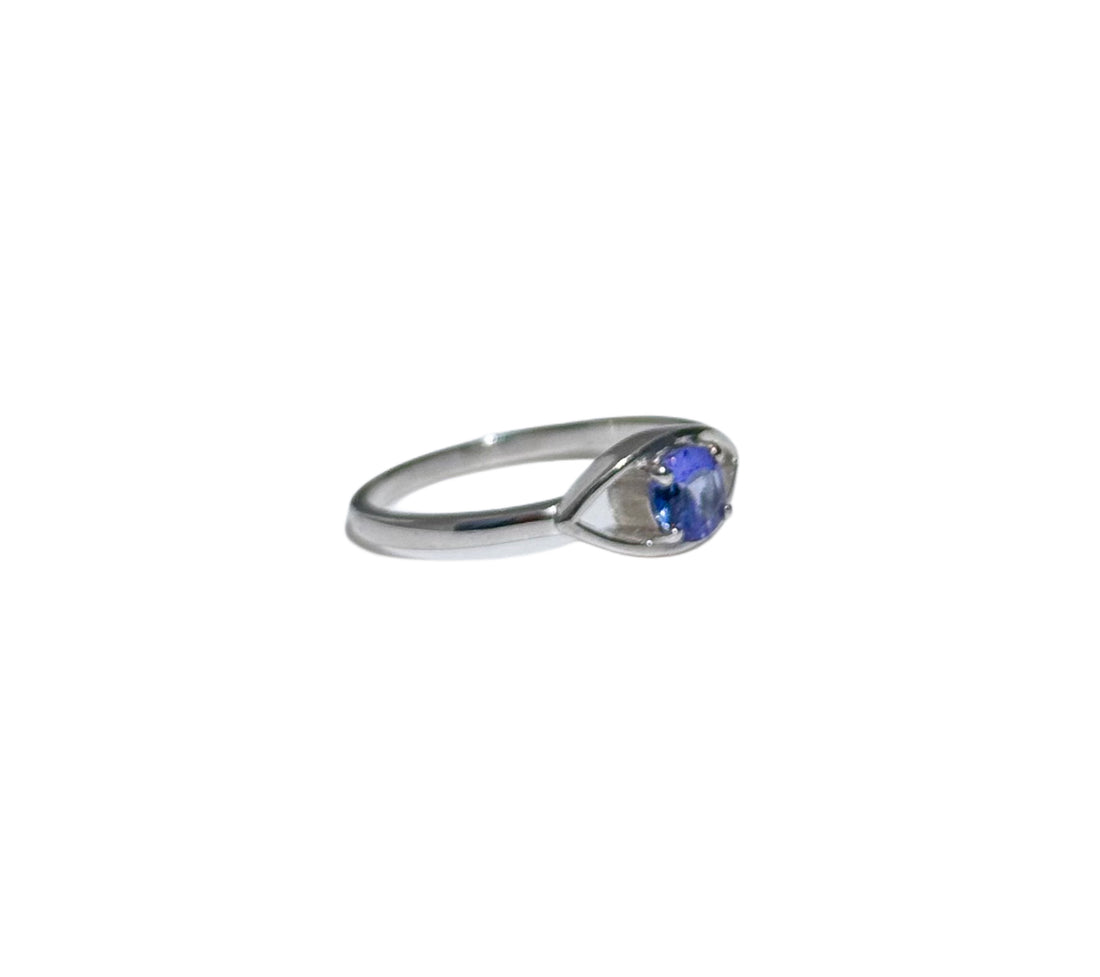 Tanzanite Eye Ring