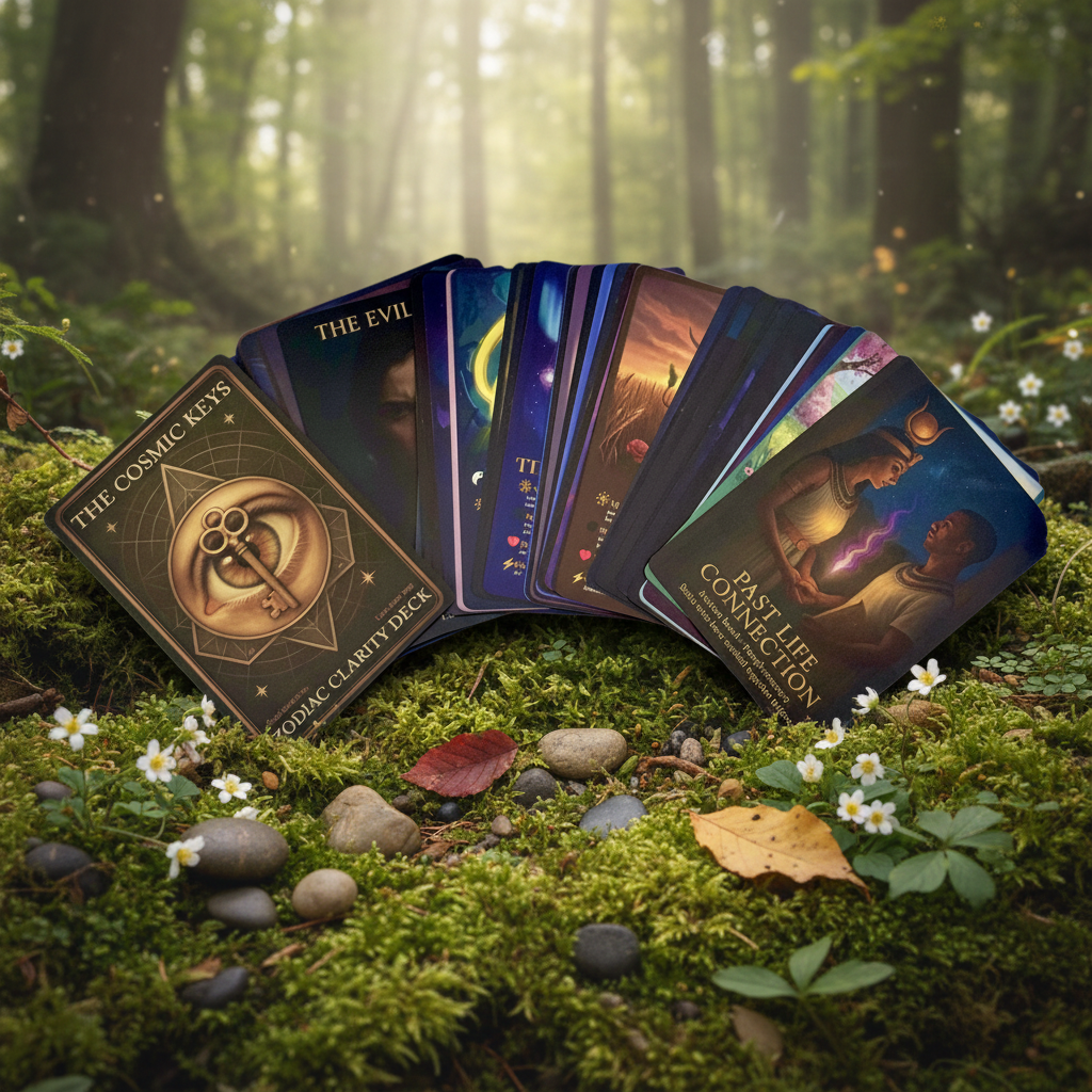 The Cosmic Keys Zodiac Clarity Deck (Jumbo Size)