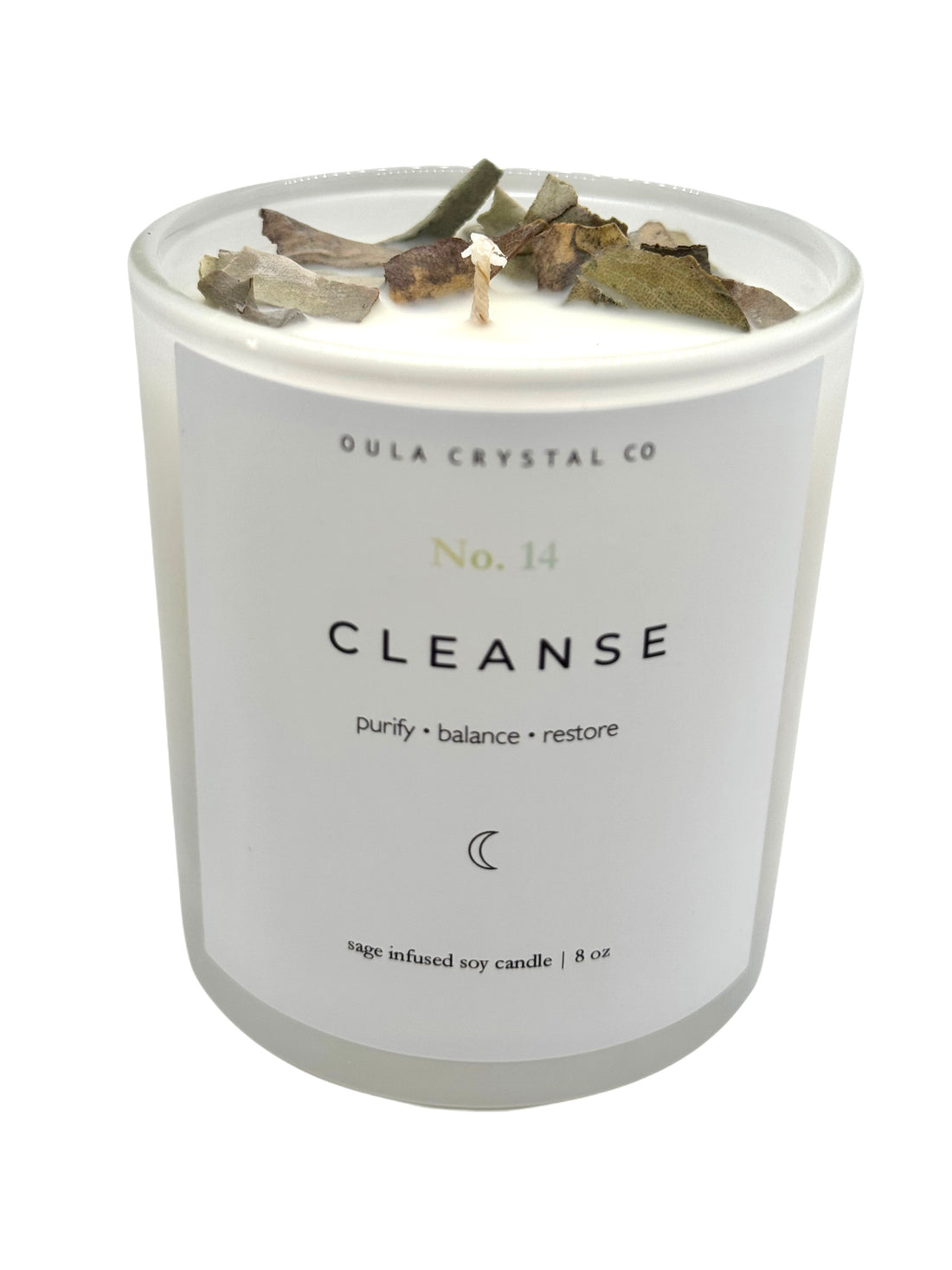 Cleanse Sage Infused Candle image 1