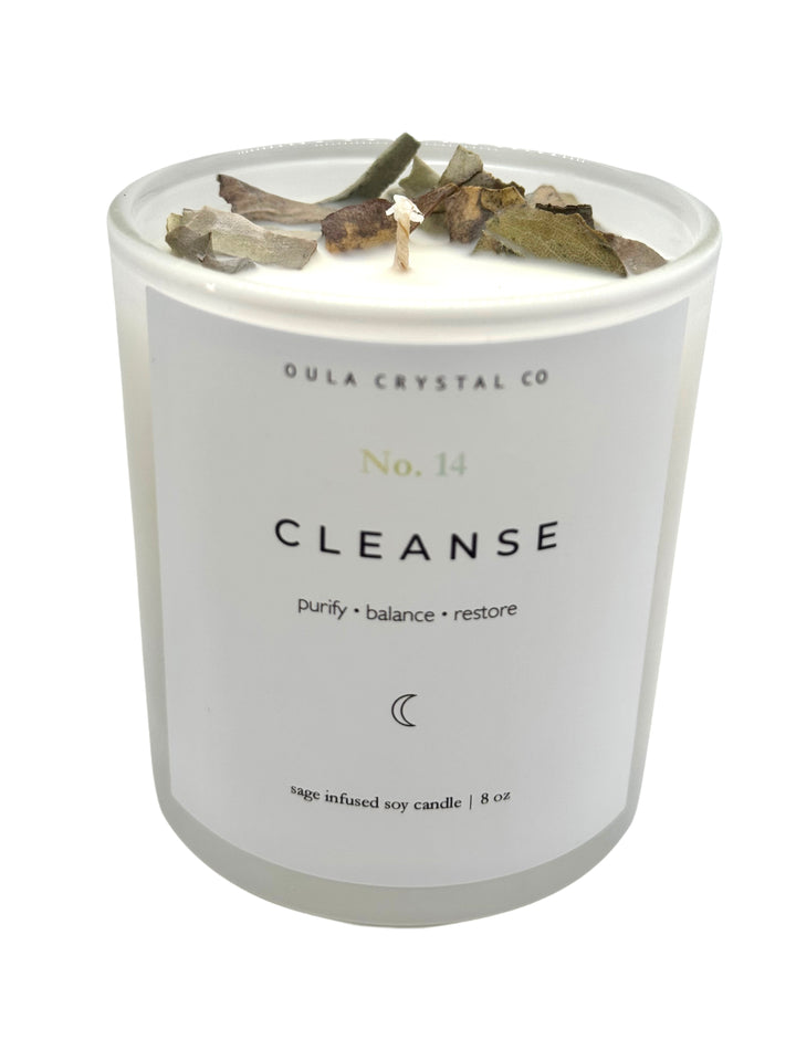 Cleanse Sage Infused Candle image 1