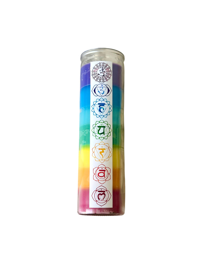 7 Chakra Cleansing Candle image 0