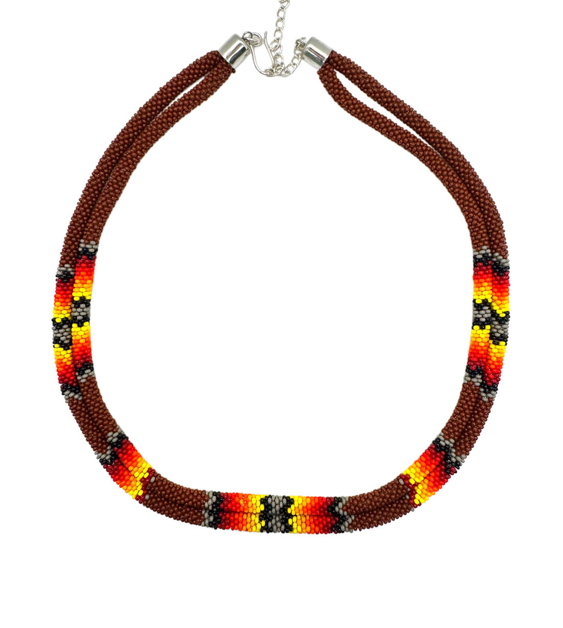 Brown Double Rope Necklace image 0