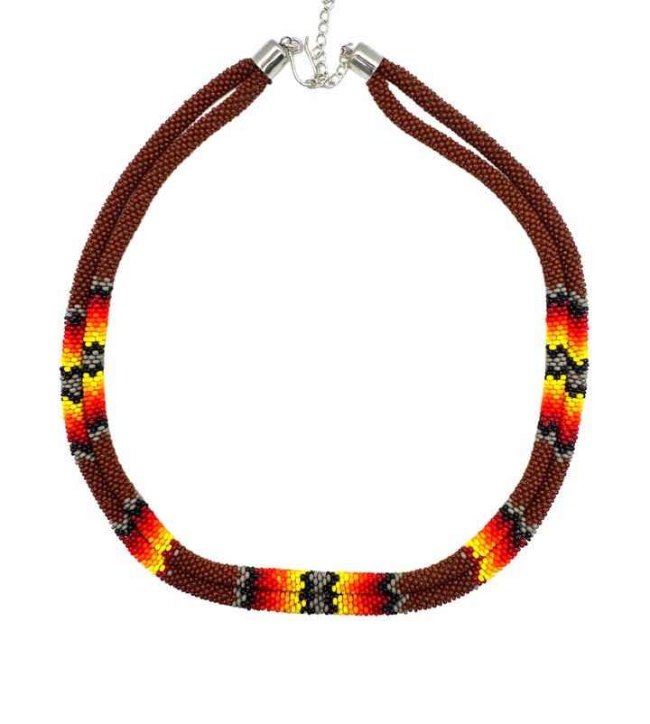 Brown Double Rope Necklace image 0