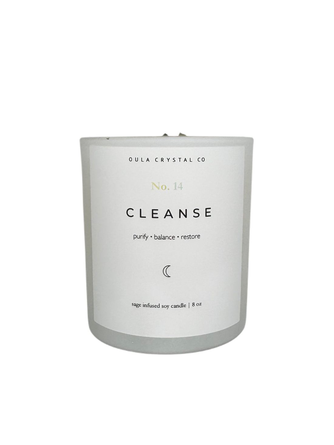 Cleanse Sage Infused Candle image 0