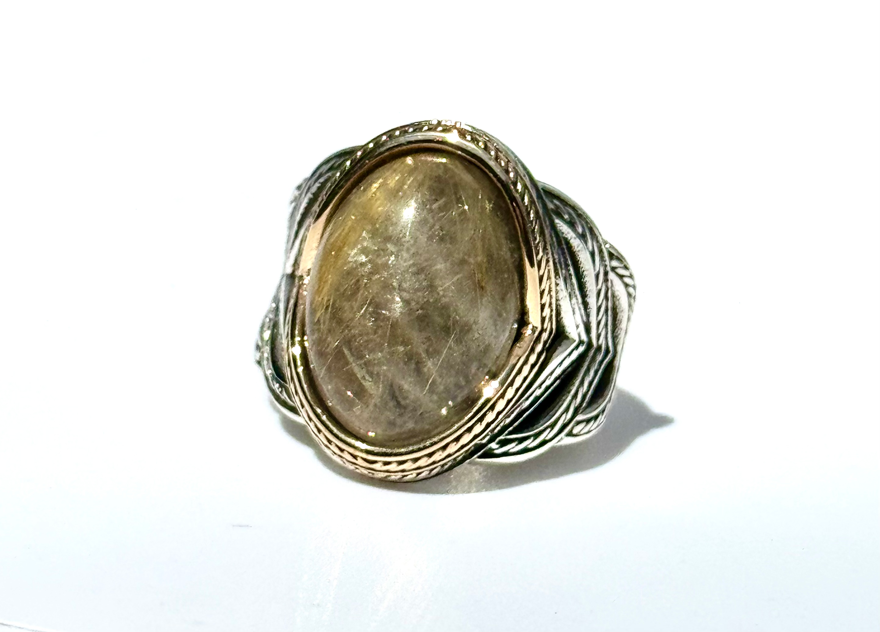 Rutilated Quartz Ring |Sterling Silver image 1