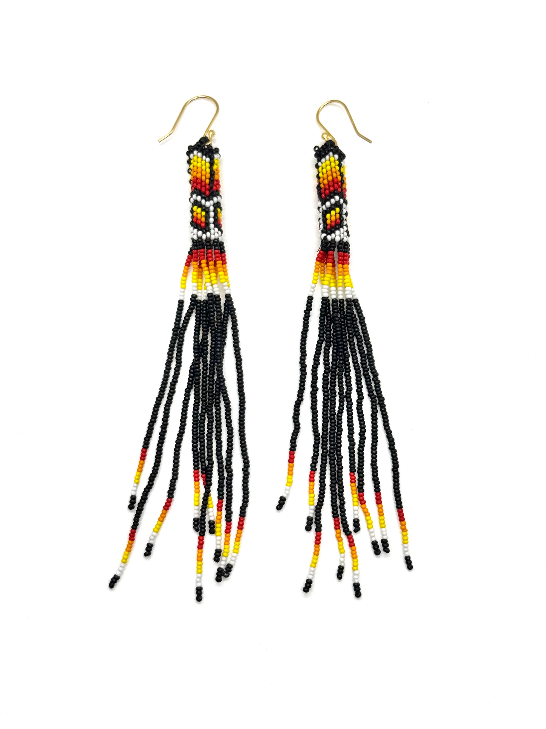 Black Fire Earrings image 0