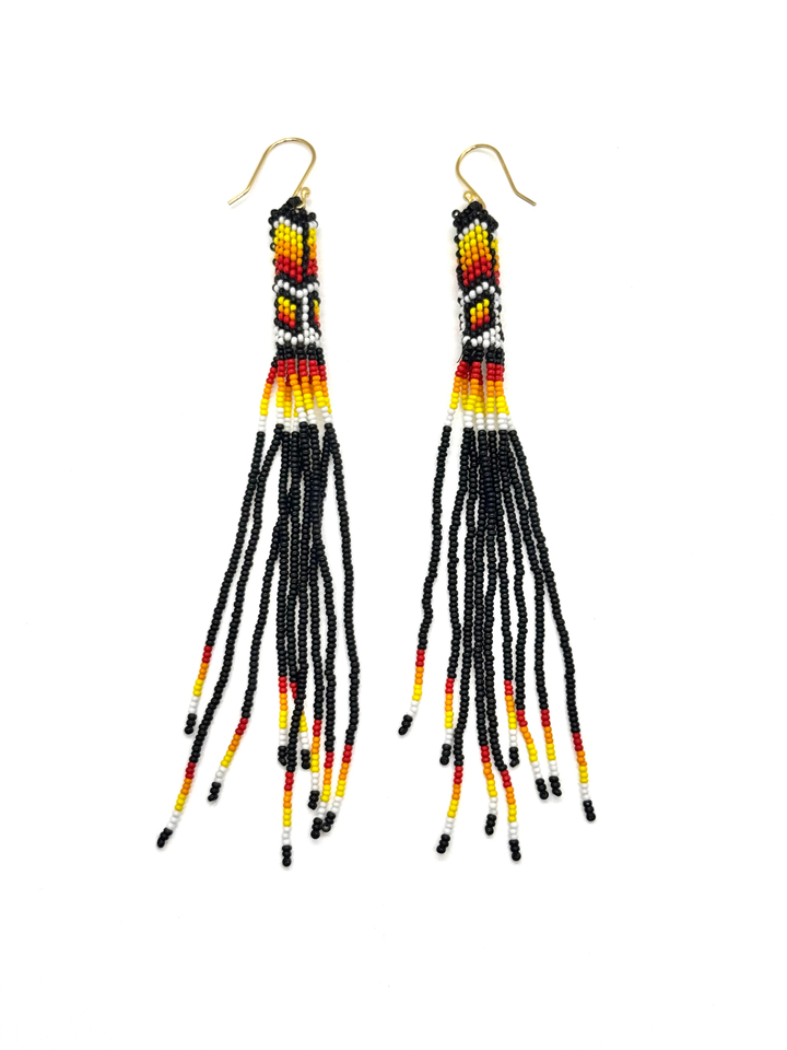 Black Fire Earrings image 0