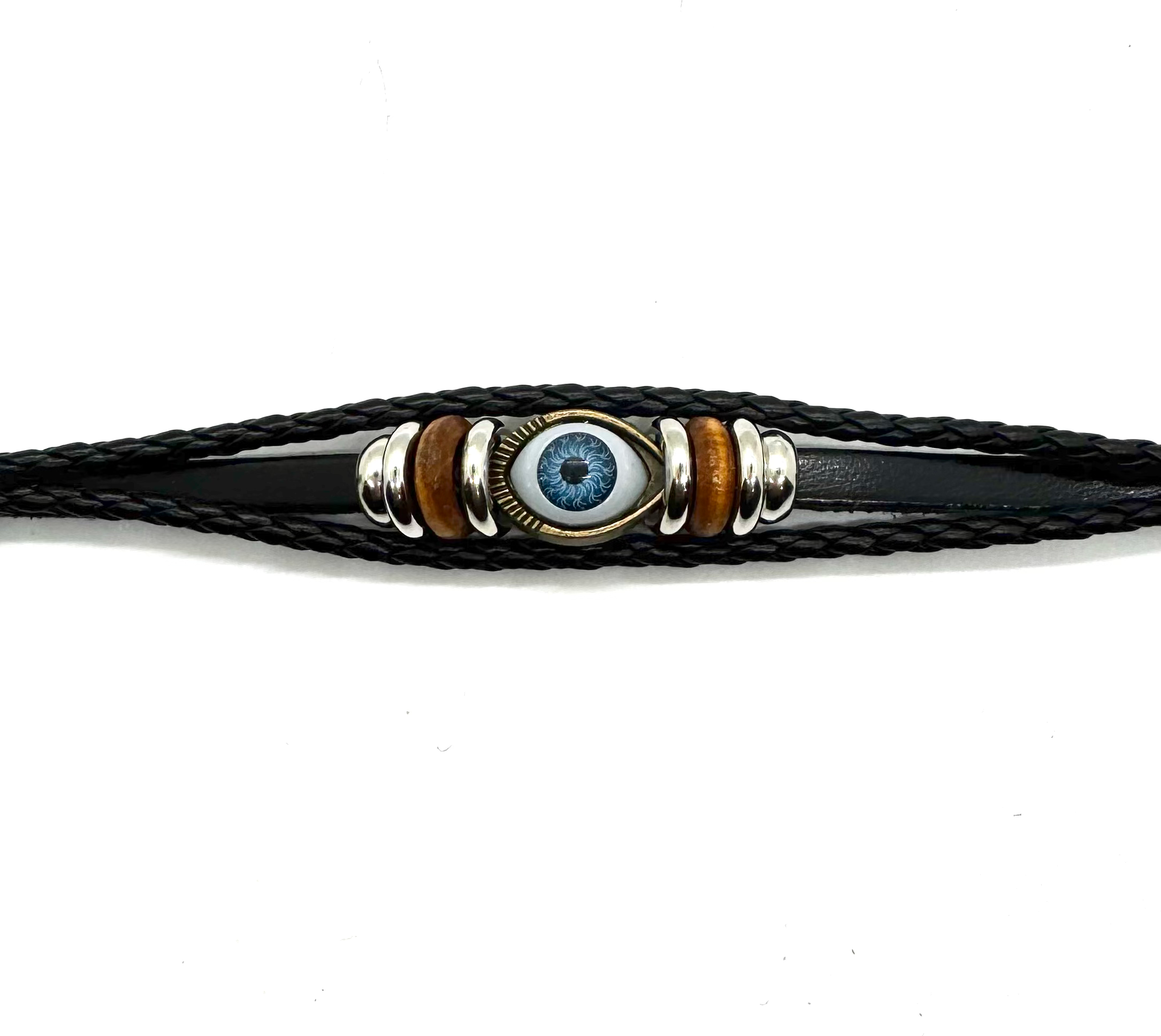 Realistic Eye Brown Leather Band image 1