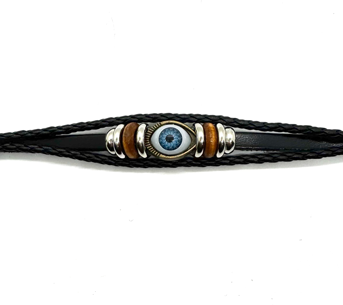 Realistic Eye Brown Leather Band image 1