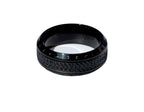 Black Viking Rune Celtic Knot Ring image 0
